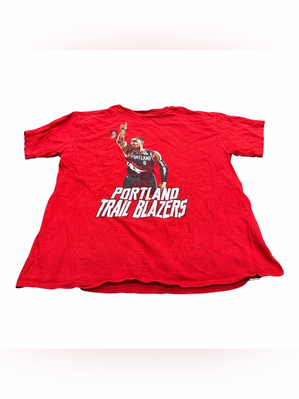 NBA Portland Trailblazers Youth Short Sleeve T-Shirt, Red, Size 14-16